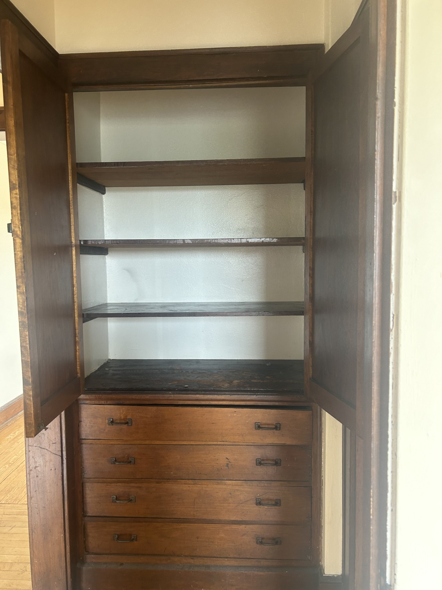 hallway linen closet